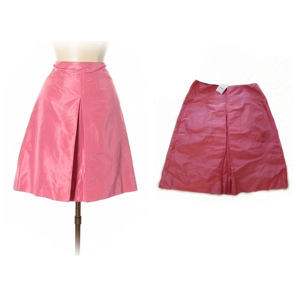 J. Crew Pink Silk Skirt
